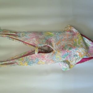 Colorful Swimsuit with Abstract Pattern